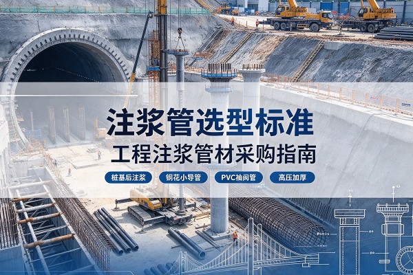 宁远注浆管选型标准