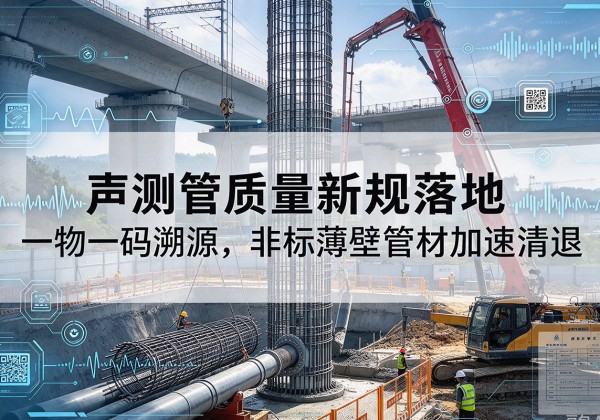 宁远声测管质量新规落地，一物一码溯源，非标薄壁管材加速清退