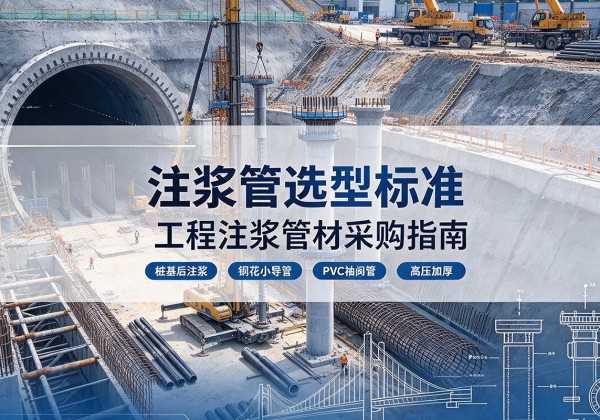 宁远注浆管选型标准